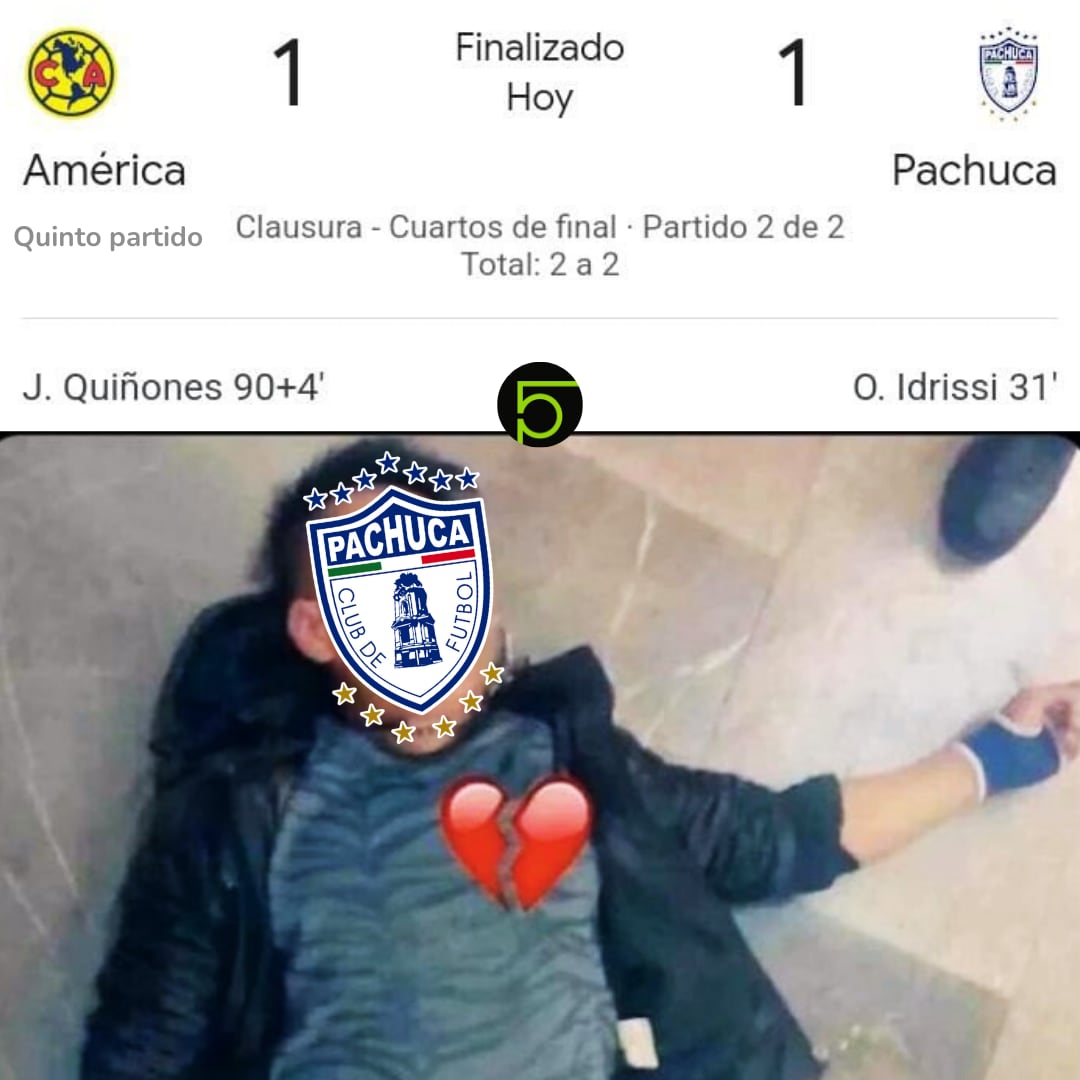 Memes América vs Pachuca