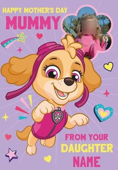 Tarjetas de Paw Patrol para el Día de las Madres
