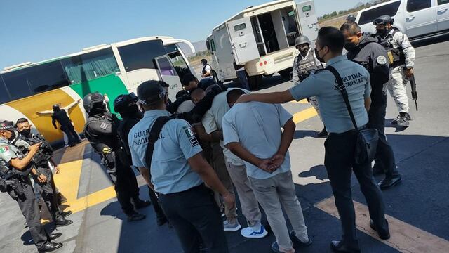 Traslado de internos por parte de la SSPC en Coahuila.