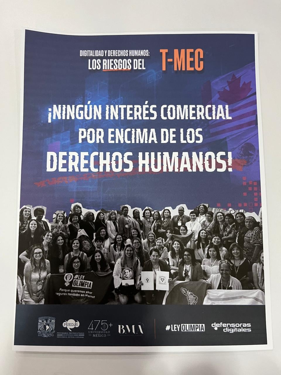 Olimpia Coral Melo lleva la lucha de las mujeres contra la violencia digital al T-MEC