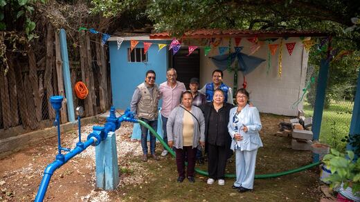 Mejoran el abasto de agua para familias de Cuxtitali, Chiapas