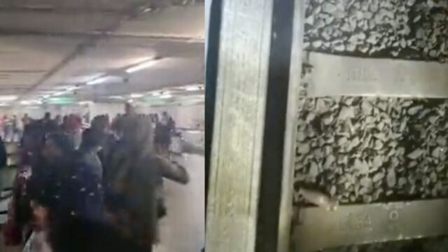 Reportan humo y explosión en el Metro Bellas Artes
