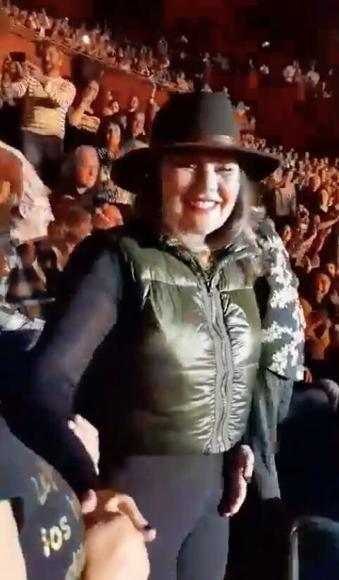 Amaia Montero reaparece en concierto de Manolo García