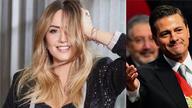 Andrea Legarreta y Enrique Peña Nieto