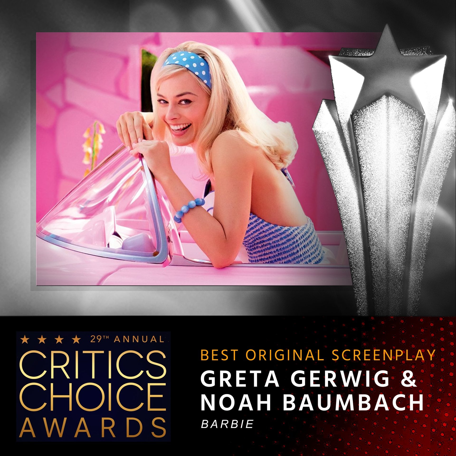Barbie, ganadora Critics Choice Awards 2024