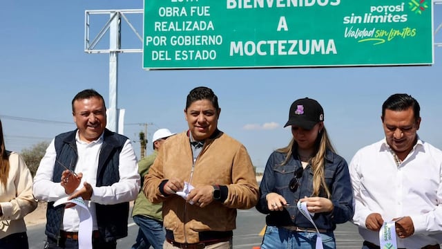 Ricardo Gallardo anuncia autopista que conectará SLP con la frontera norte.