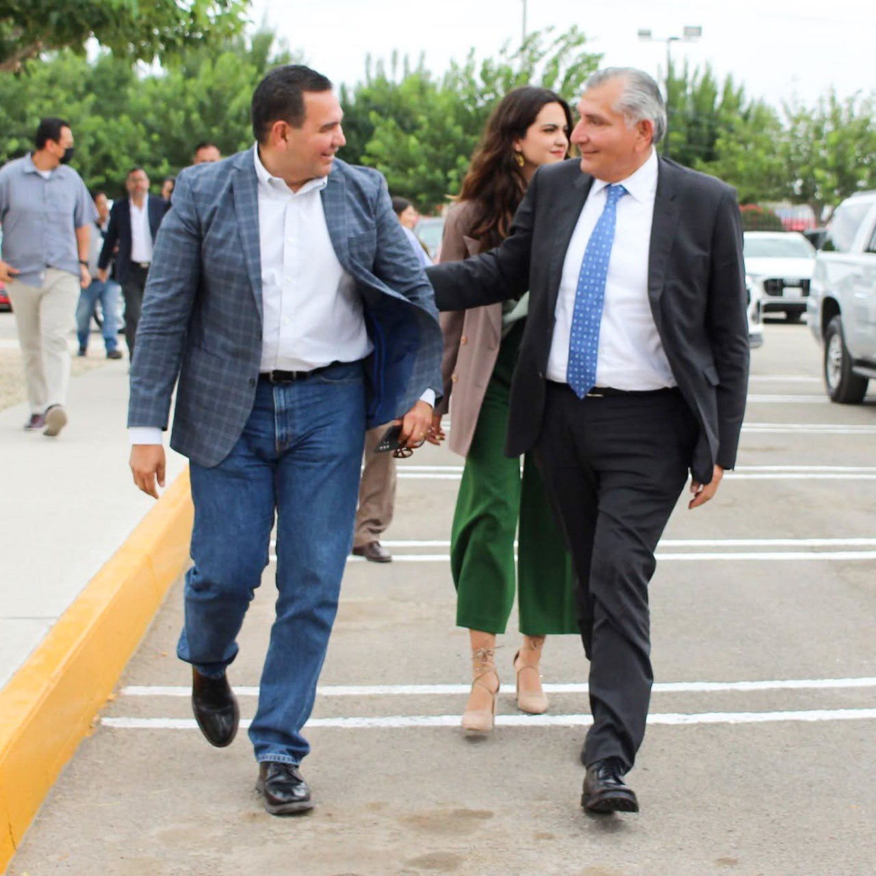 Adán Augusto López y Cruz Pérez Cuellar