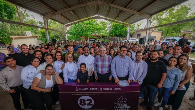 Rubén Rocha entrega paquete de obras en sindicatura de Tacuichamona