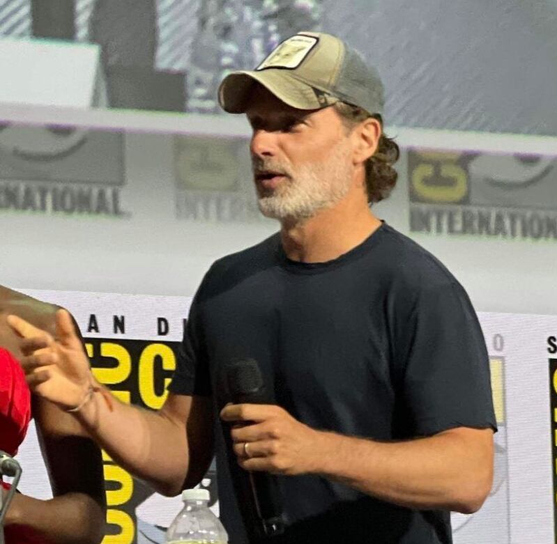 Andrew Lincoln y Danai Gurira (Rick y Michonne en The Walking Dead)