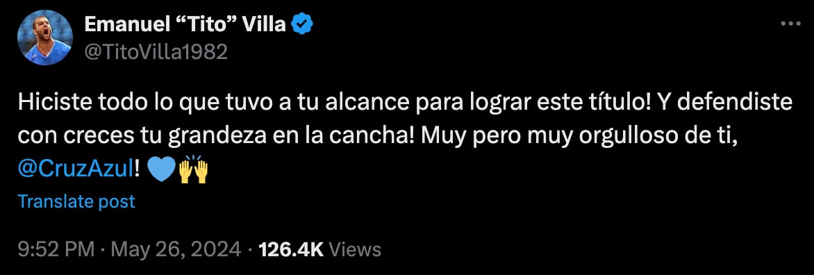 Publicación de Tito Villa