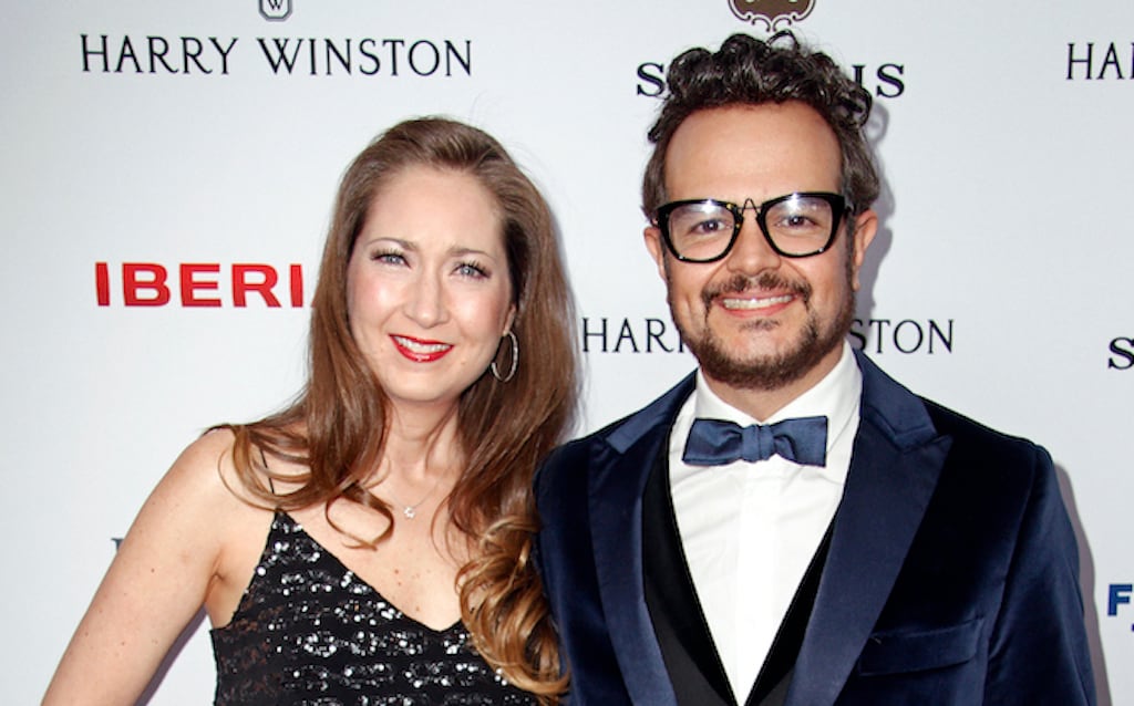 Karen Coronado junto a Aleks Syntek