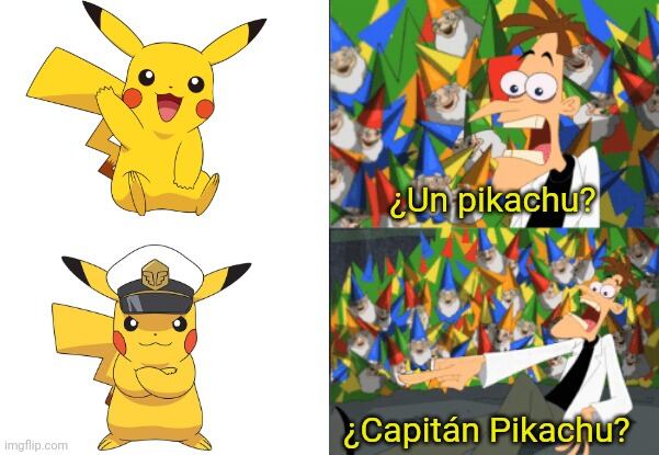 Memes se burlan de Capitán Pikachu en Pokémon