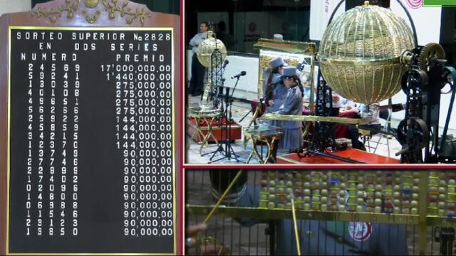 Resultados Sorteo Superior 2828 de Lotería Nacional: Ganadores de hoy 22 de noviembre
