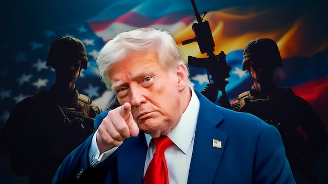 Donald Trump no descarta guerra con Venezuela.