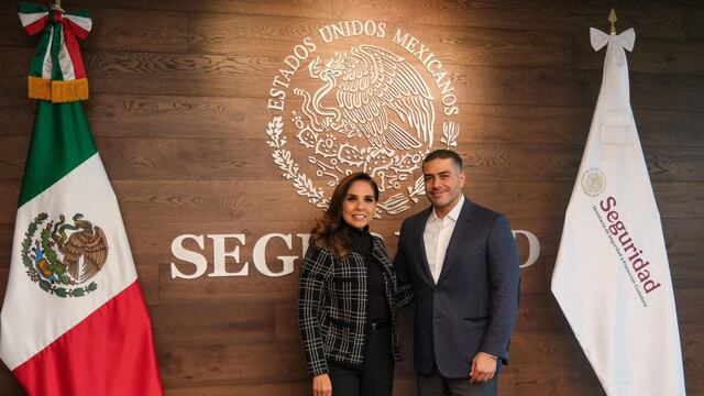 Mara Lezama y Omar Garcia Harfuch