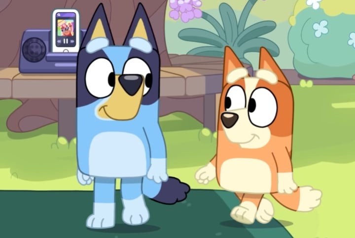 Juegos con mamá y papá de Bluey