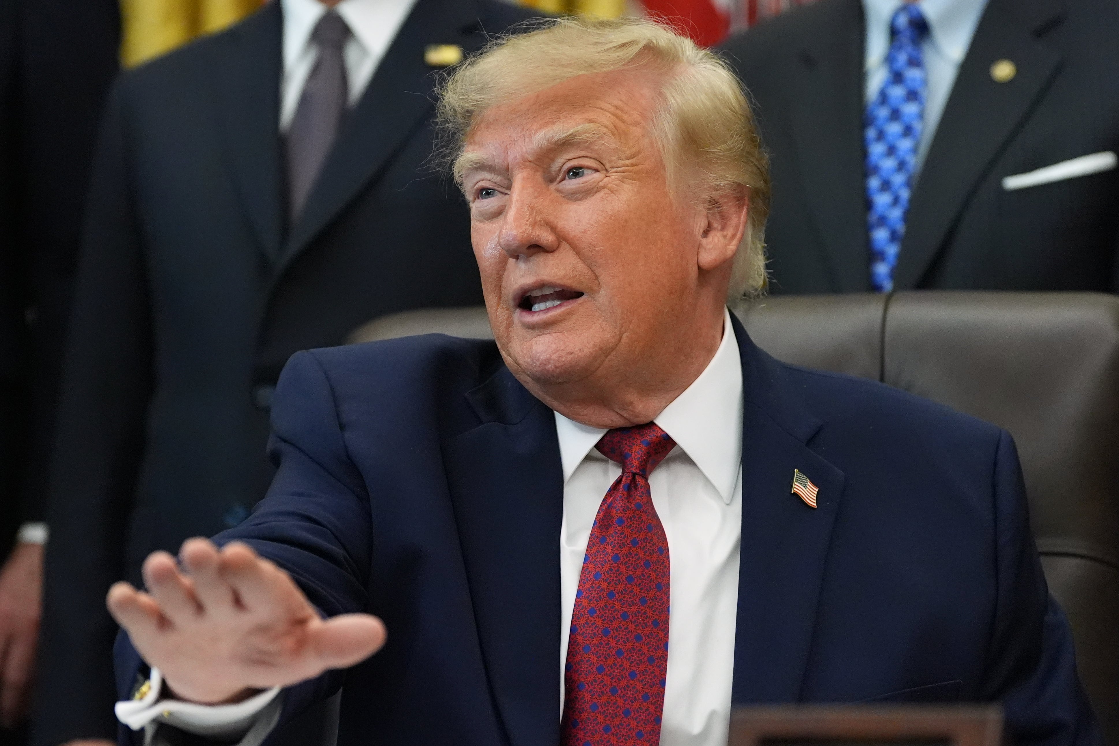 Trump dijo que tiene buena relación con Delcy Rodríguez pero aún hablará con ella de elecciones