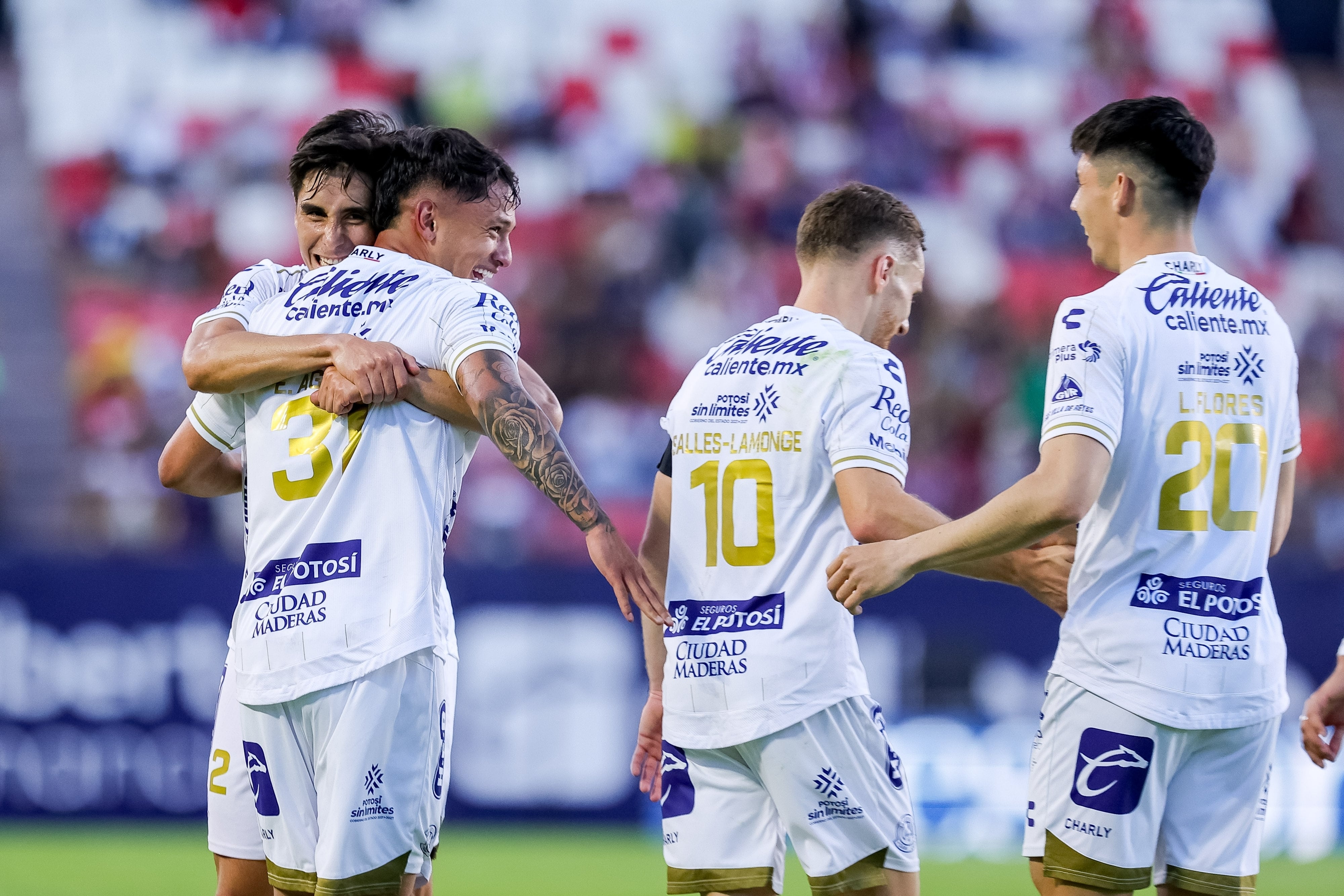 San Luis vence 3-1 a Necaxa en la Jornada 9 de la Liga MX.