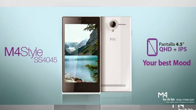 Cuenta con pantalla de 4.5 pulgadas