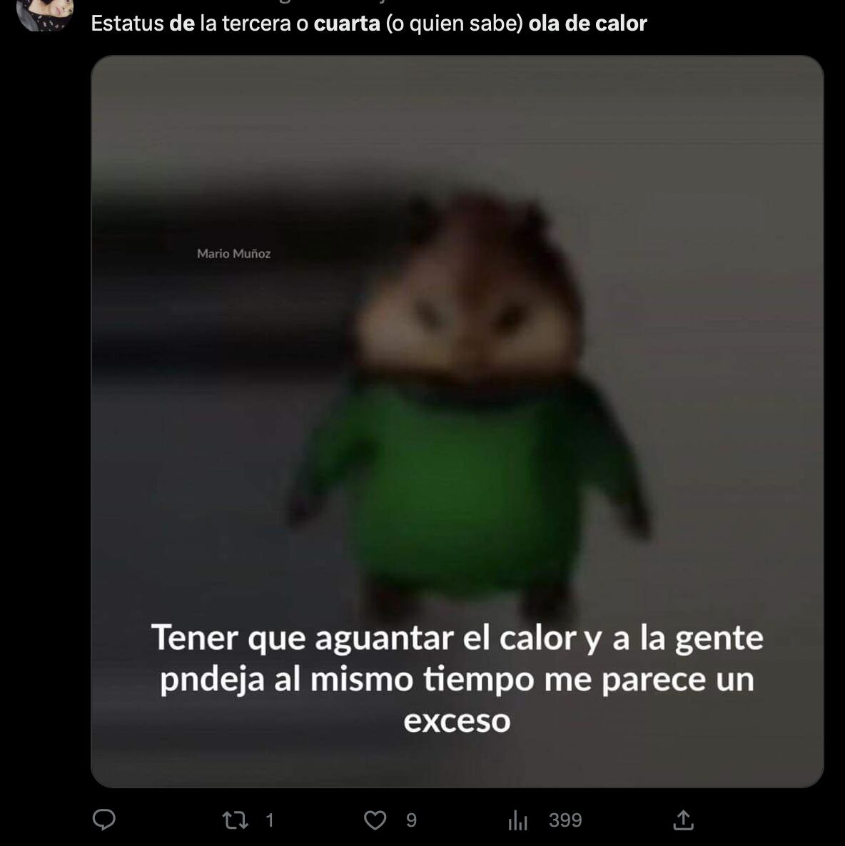 Los memes de calor intenso ya se preparan para la llegada de la cuarta ola