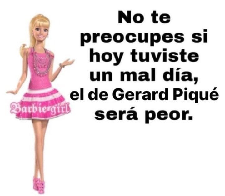 Meme de Shakira vs Clara Chia y Gerard Piqué tras la Music Session #53 con BZRP