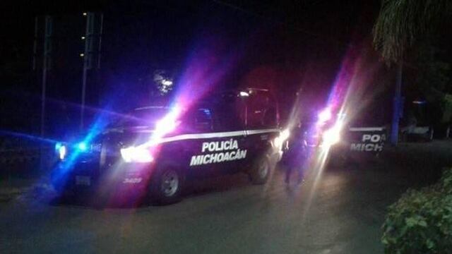 Policía de Michoacán. Ataque a mando policiaco.