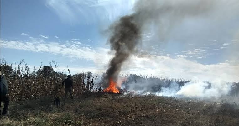 Un helicóptero se desplomó el 24 de diciembre de 2018, envuelto en llamas, matando a Rafael Moreno Valle y a Martha Erika Alonso, entre otras víctimas