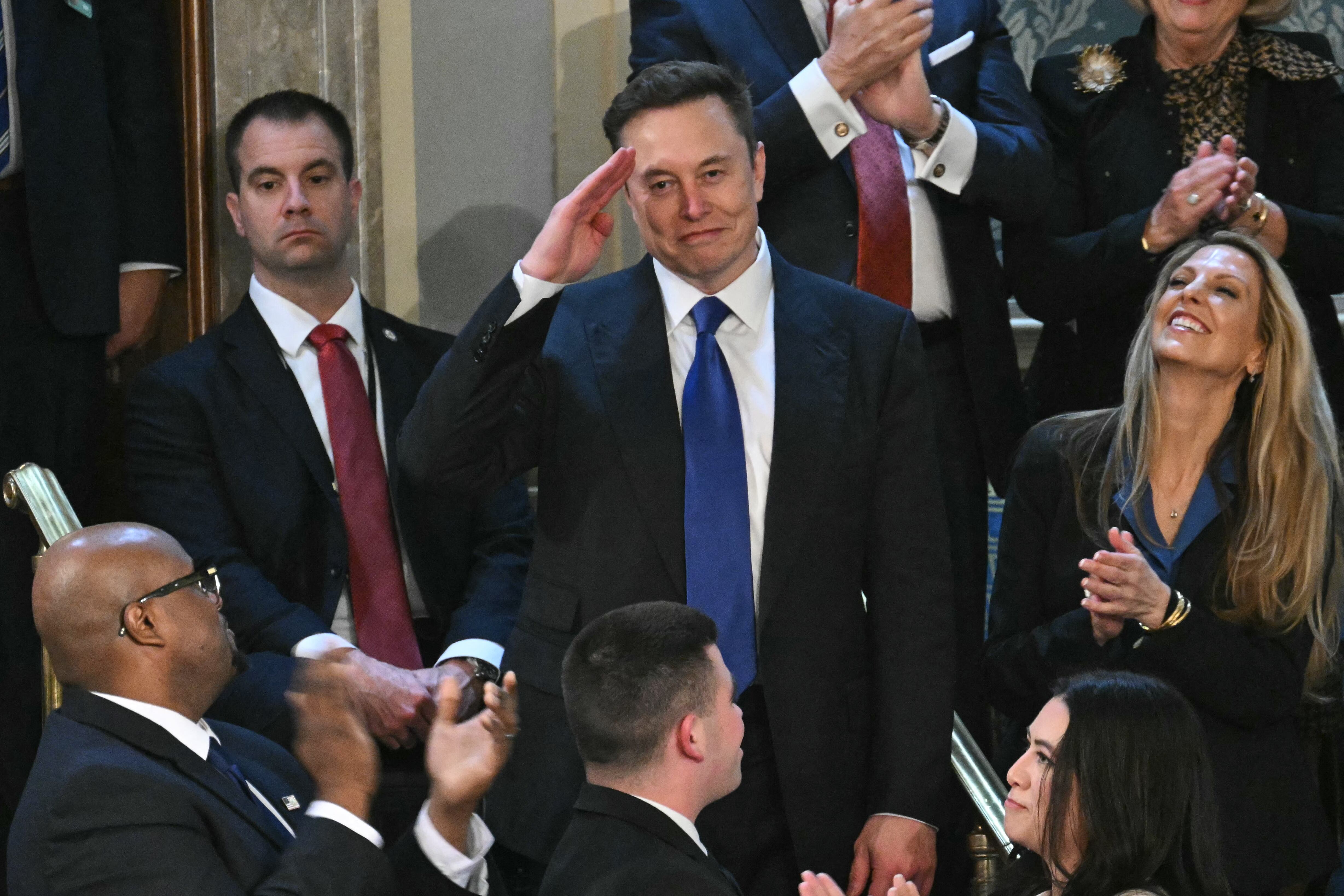Elon Musk fue protagonista en el discurso de Donald Trump