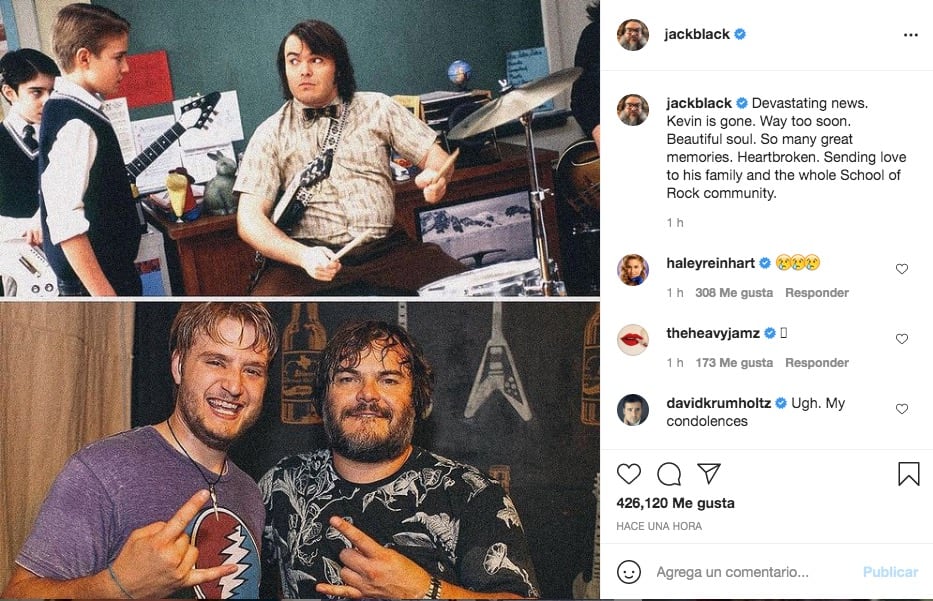 Kevin Clark y Jack Black