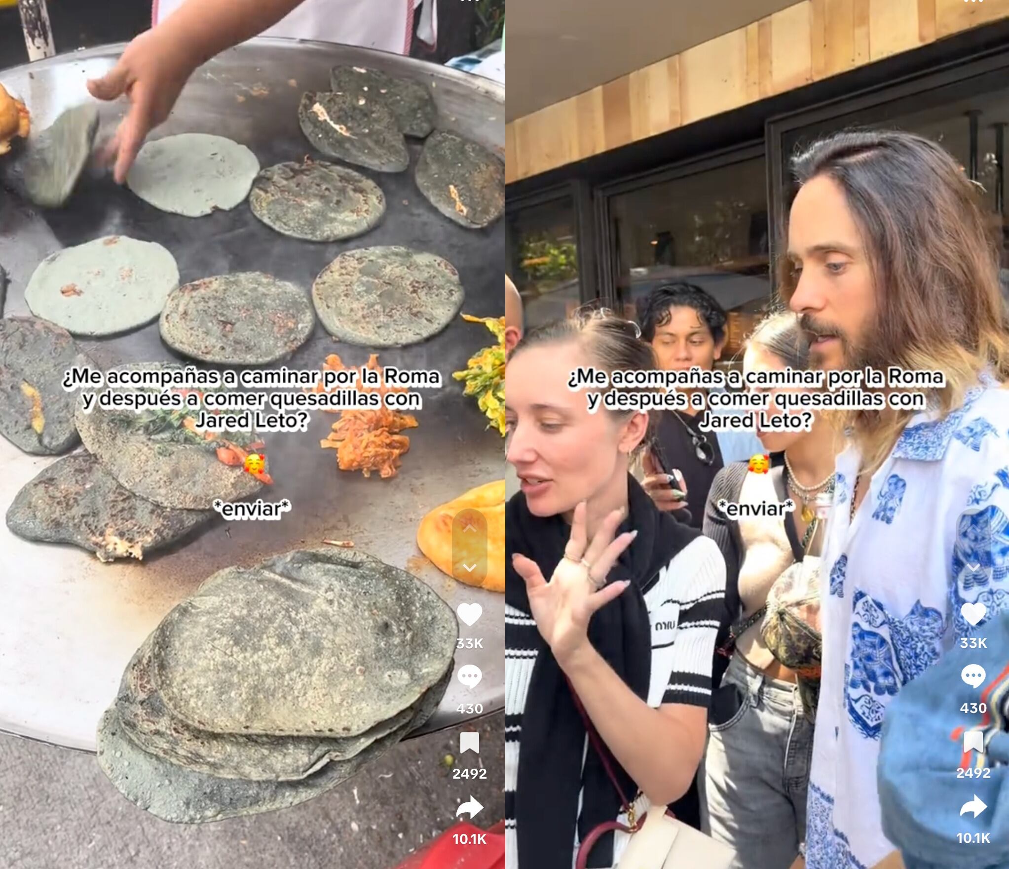 Jared Leto gusta de comer quesadillas en la CDMX