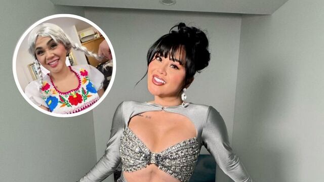 Gomita se disfrazó de Mamá Coco y bien que lo disfrutó