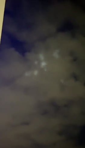 Luces extrañas en el cielo de Brasil