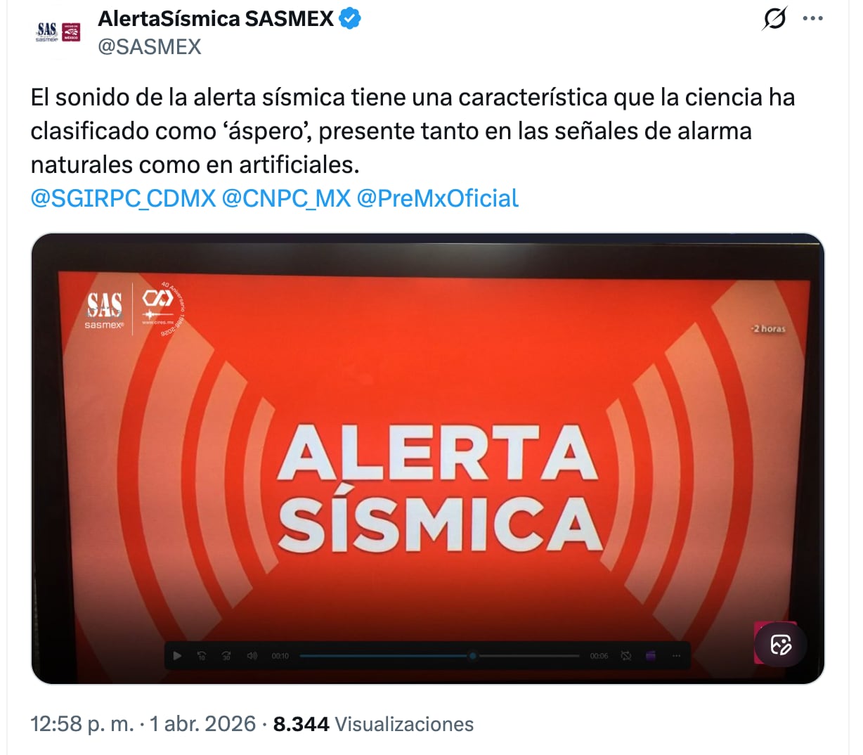 Revelan porqué la alerta sísmica te pone en alarma