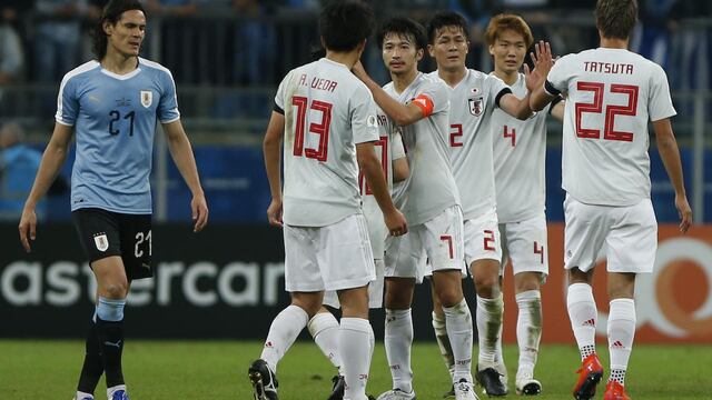 Japón sorprendió a Uruguay en la Arena do Gremio