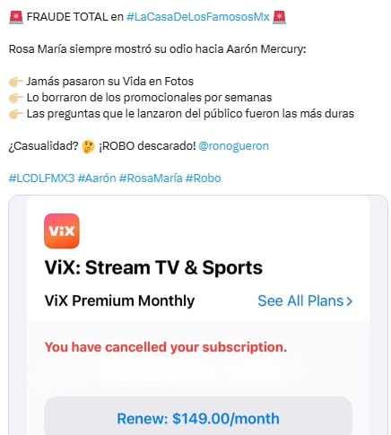 Opinan sobre eliminación de Aaron Mercury en La Casa de los Famosos México 2025.