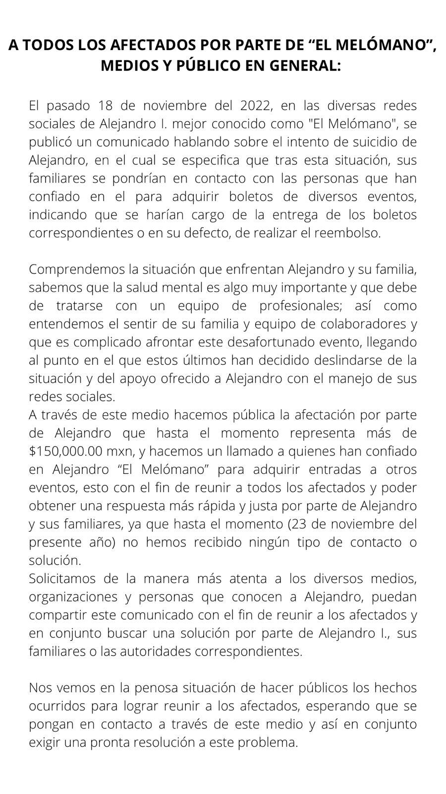 Acusan a El Melómano por otro fraude de la venta de boletos de conciertos en México