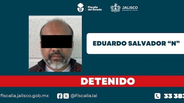 Eduardo Salvador "N" presunto responsable de feminicidio y homicidio en Zapopan.
