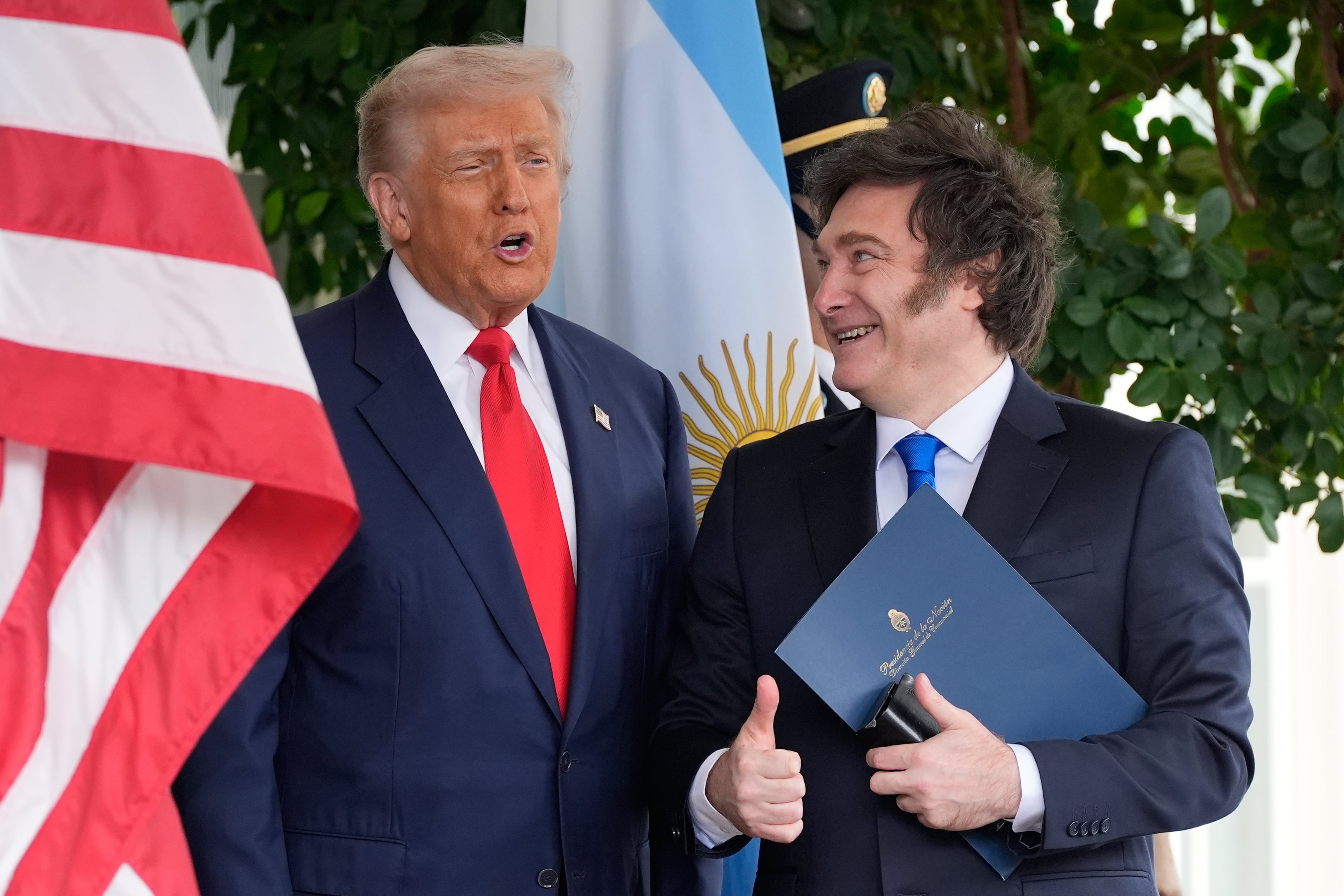Donald Trump y Javier Milei.