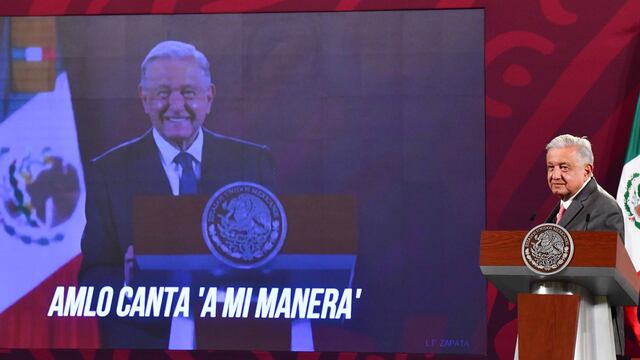 Andrés Manuel López Obrador, presidente de México, mostró una canción que interpreta una inteligencia artificial con su imagen y voz