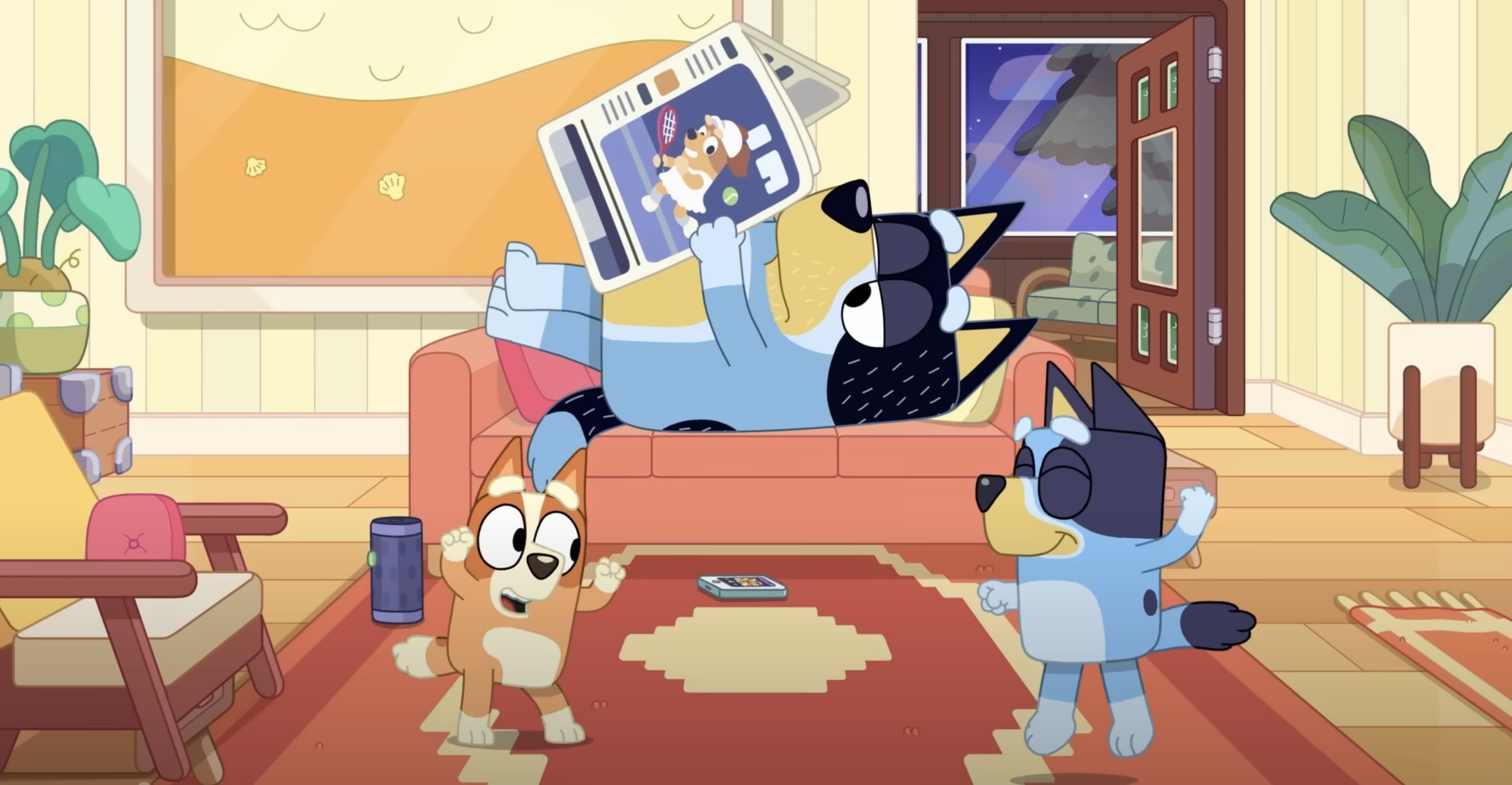 Canción del perro hamburguesa de Bluey