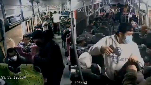 Captan asalto a pasajeros de camión en Toluca; un minuto bastó a los ladrones