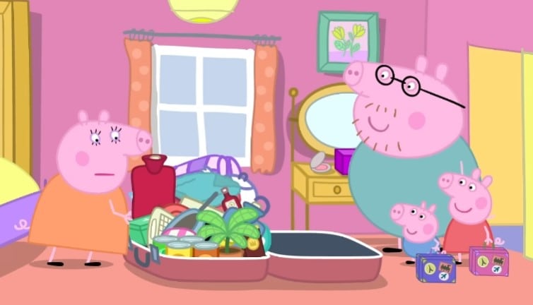 Peppa Pig pasa unas vacaciones al sol