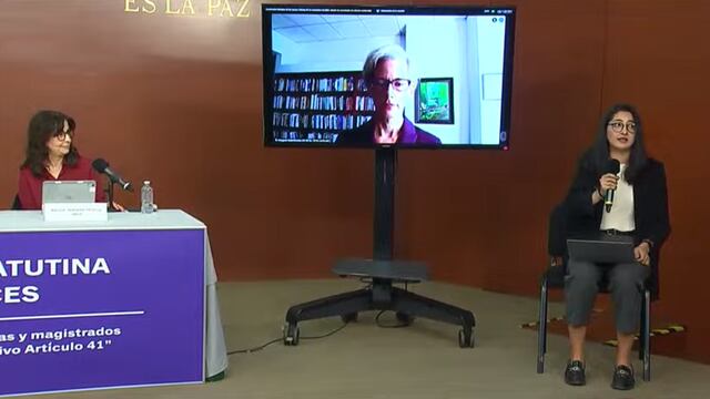 Conferencia mañanera de jueces 5 de noviembre