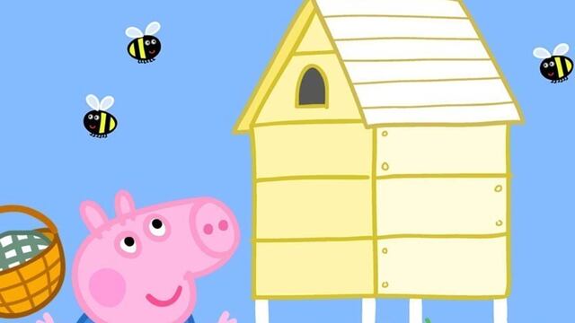 George de Peppa Pig en primavera