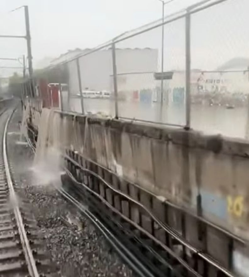 Video de la inundación en estación Guelatao del Metro CDMX del 25 de junio de 2025