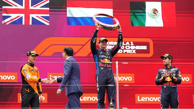 El desplante de Checo Pérez a Lando Norris.