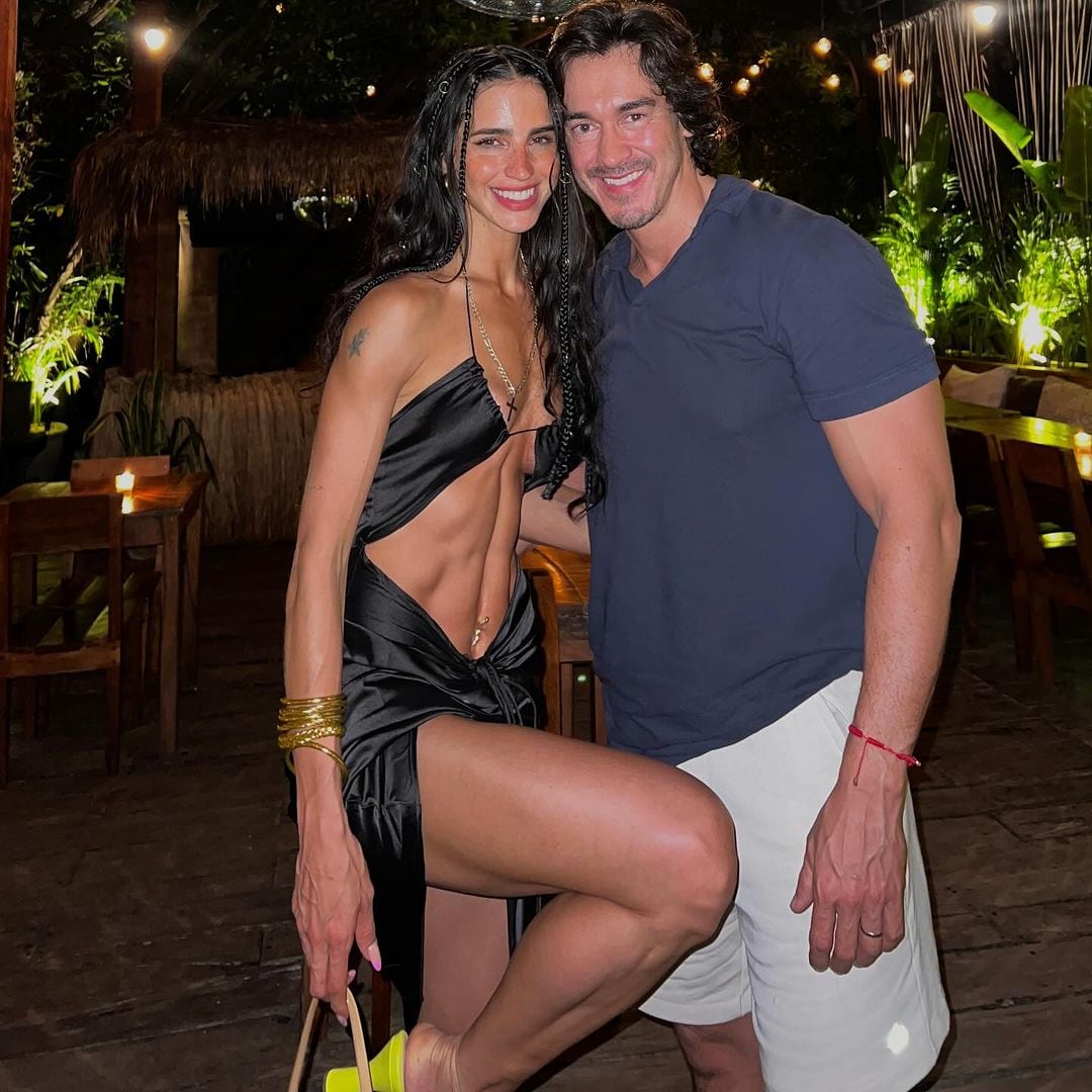 Bárbara de Regil con su esposo Fernando Schoenwald.