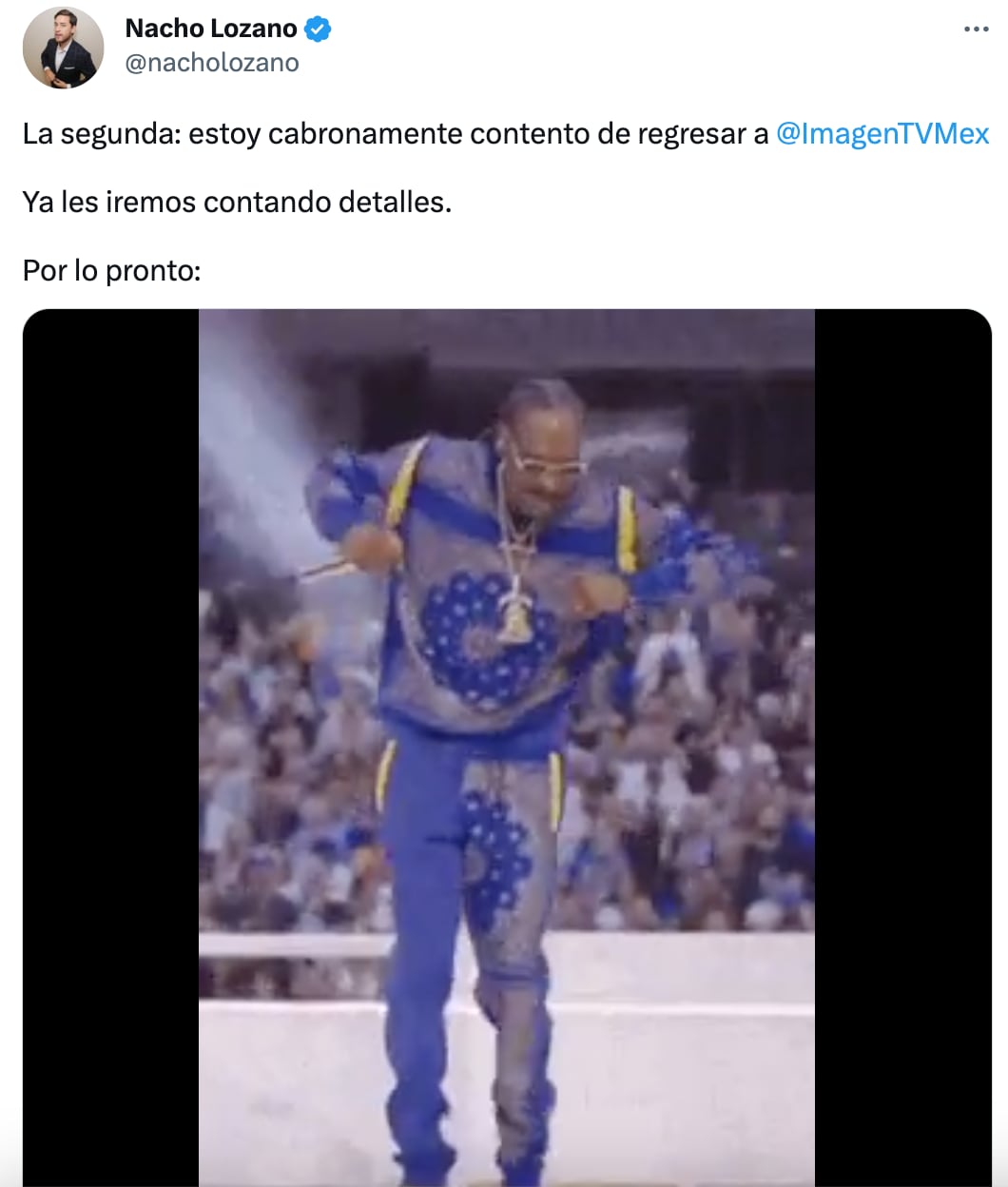 Nacho Lozano regresa a Grupo Imagen