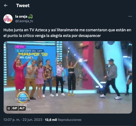 ¿Venga la Alegría está por desaparecer? Ya les dieron un ultimátum para subir el rating