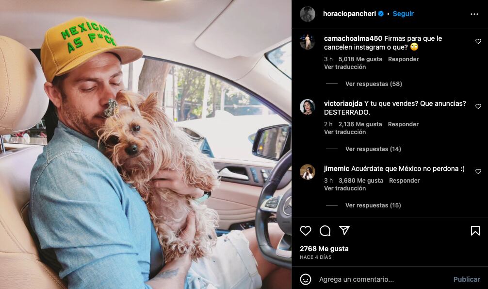 Fans de Samadhi Zendejas cancelan a Horacio Pancheri tras haberle dicho fea